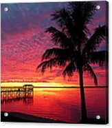 Florida Sunset Ii Acrylic Print
