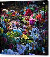 Flower Graveyard Acrylic Print