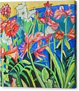 Flowers In Polyphony Acrylic Print