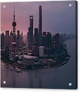 Flying Shanghai Acrylic Print