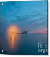 Fog Over Charleston Harbor Acrylic Print