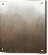 Fog Riverside Park Acrylic Print