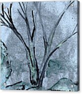 Fog Tree By Jrr Acrylic Print