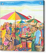 Food Market In Cameroon Acrylic Print