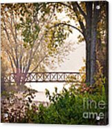 Footbridge Acrylic Print