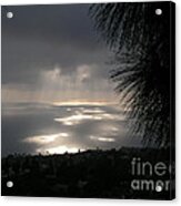 Footprints On The Ocean Acrylic Print