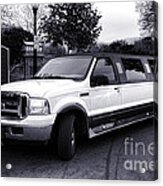 Ford Excursion Stretched Limo Acrylic Print