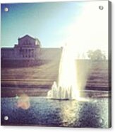 Fountain Grand Basin St Louis Art Museum Acrylic Print