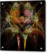 Fractal - Christ - Angels Embrace Acrylic Print
