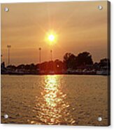 Freeport Summer Sunset Acrylic Print