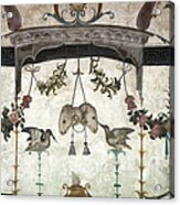 Fresco On The Ceiling In Palazzo Vecchio Acrylic Print