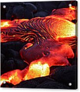 Fresh Lava Flow Acrylic Print