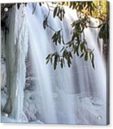 Frozen Dry Falls Acrylic Print