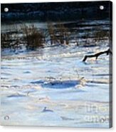 Frozen In Time -  Delaware River Series Acrylic Print
