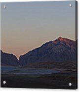 Full Moon And Buffalo Bill Reservoir   #1769 Acrylic Print