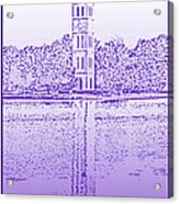 Furman Bell Tower Acrylic Print