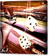 Fuzzy Dice Acrylic Print