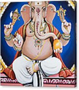 Ganesha Painting Acrylic Print