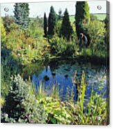 Garden Pond Acrylic Print