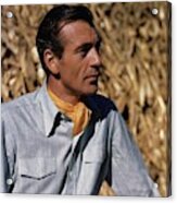 Gary Cooper In Profile Acrylic Print