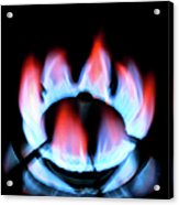 Gas Flame Acrylic Print
