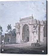 Gate Leading To A Mosque, Chunargarh Acrylic Print