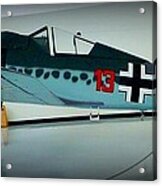 German Vintage Airplane Acrylic Print