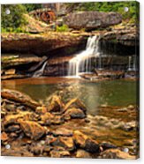 Glade Creek Grist Mill - Layland West Virginia Acrylic Print