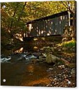 Glen Hope Covered Bridge Acrylic Print