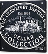 Glenlivet Distillery - Cellar Sign Acrylic Print