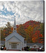 Glenville In Autumn Acrylic Print