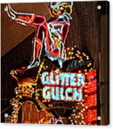 Glitter Gulch - Downtown Las Vegas Acrylic Print