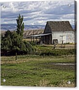 God Bless America Barn Acrylic Print