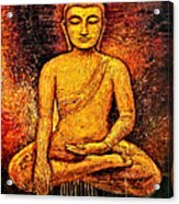 Golden Buddha 2 Acrylic Print