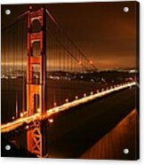 Golden Gate Bridge In San Francisco Acrylic Print