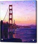 Golden Gate Acrylic Print