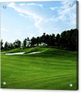 Golf Course Background - Xlarge Acrylic Print