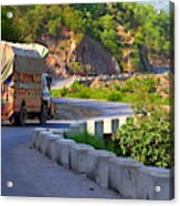 Goods Transportation Truck Acrylic Print