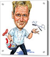 Gordon Ramsay Acrylic Print