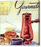 Gourmet Cover Of A French Breakfast Acrylic Print