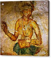 Graceful Absara. Sigiriya Cave Painting Acrylic Print