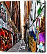 Graffiti Alley - Melbourne - Australia Acrylic Print