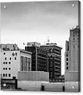 Grand Rapids 22 Black And White Acrylic Print