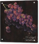 Grapes In Reflection Acrylic Print