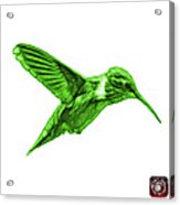 Green Hummingbird - 2054 F S Acrylic Print