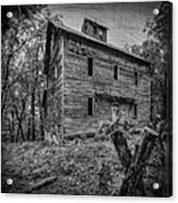 Greer Mill Black And White Acrylic Print