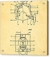 Grumman Retractable Landing Gear Patent Art 1932 Acrylic Print