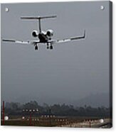 Gulfstream Approach Acrylic Print