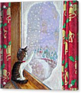Gulliver And Snowflakes Acrylic Print
