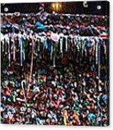 Gum Wall Panorama Acrylic Print